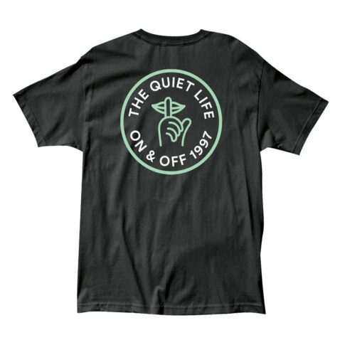 The Quiet Life Shhh Circle T-Shirt Black