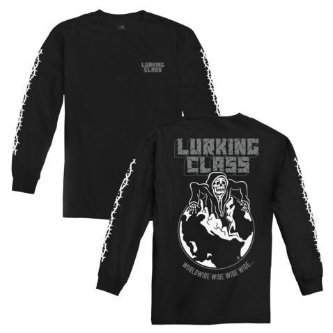 Sketchy Tank World Wide Long Sleeve T-Shirt Black