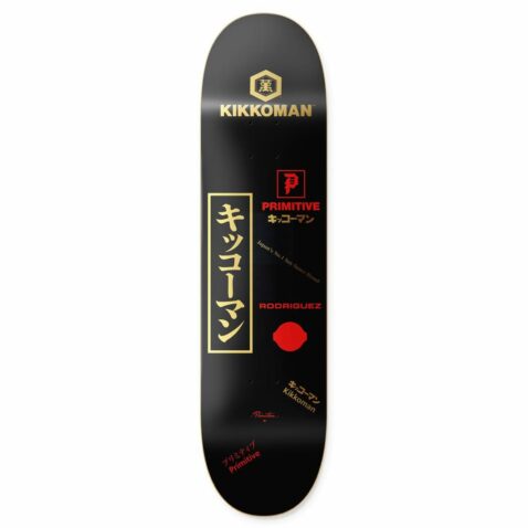 Primitive x Kikkoman Rodriguez Skateboard Deck Black