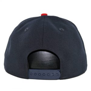 New Era 9Fifty Atlanta Braves Home Basic Snapback Hat Dark Navy Red