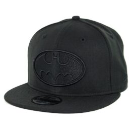 New Era 9Fifty Batman Blackout Snapback Hat Black