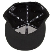 New Era 9Fifty Batman Blackout Snapback Hat Black-Inside