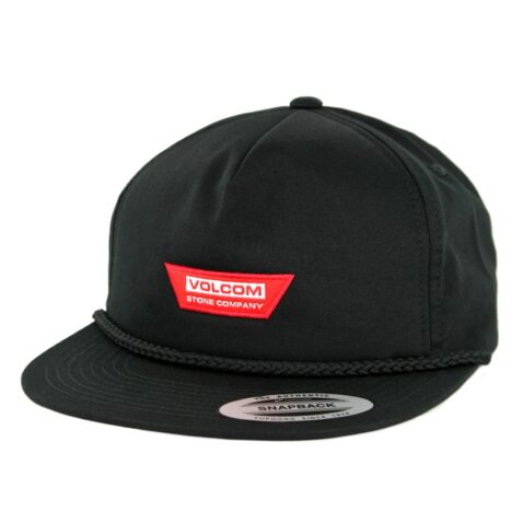 Volcom Stone Brew Snapback Hat Black