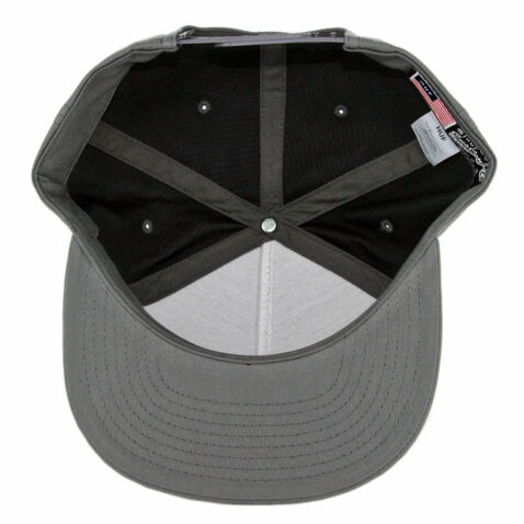 HUF Essentials Box Snapback Hat Charcoal
