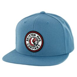 Brixton Rival Snapback Hat Orion Blue