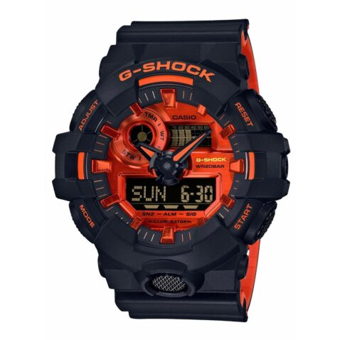 G-Shock GA700BR-1A Watch Black Orange