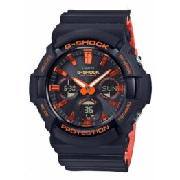 G-Shock GAS100BR-1A Watch Black Orange