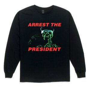 10 Deep Arrest The President Long Sleeve T-Shirt Black