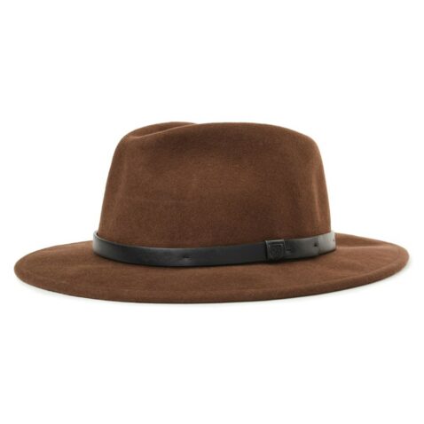Brixton Messer Fedora Brown Black