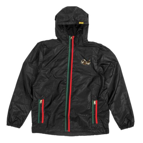 DGK Lux Custom Windbreaker Jacket Black