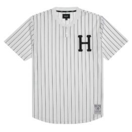 HUF Bronx Henley Shirt White