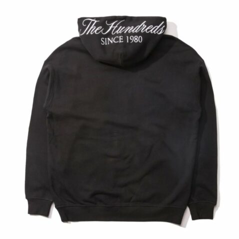 The Hundreds Dubs Zip-Up Hooded Sweatshirt Black