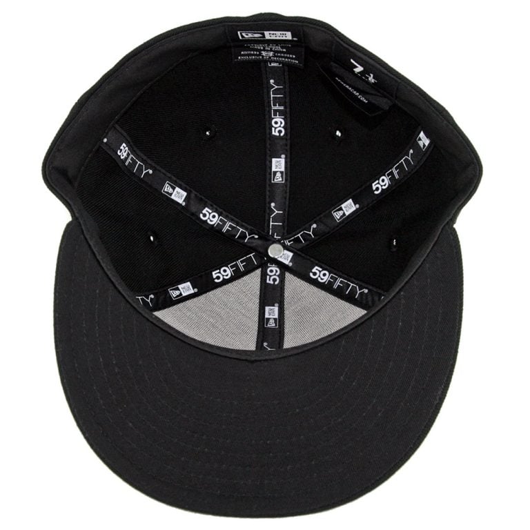 New Era 59Fifty Mexico Baseball Fitted Hat Black White-Inside New Era 59Fifty Mexico Baseball Fitted Hat Black White-Inside