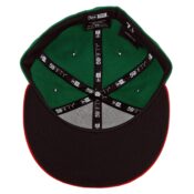 New Era 59Fifty Mexico Baseball Fitted Hat Kelly Green Scarlet Red-Inside