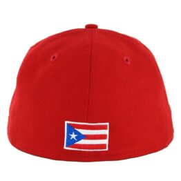 New Era 59Fifty Puerto Rico Fitted Hat Scarlet