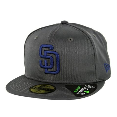 New Era 59Fifty San Diego Padres Repreve Fitted Hat Graphite