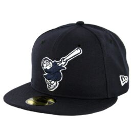 New Era 59Fifty San Diego Padres Cooperstown Friar Fitted Hat Dark Navy White