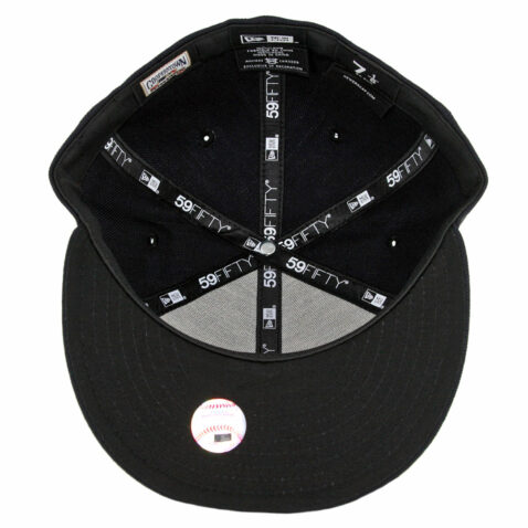 New Era 59Fifty San Diego Padres Cooperstown Friar Fitted Hat Dark Navy White - Image 3