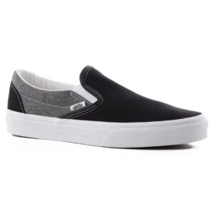 Vans Classic Slip-On Chambray Shoe Black True White