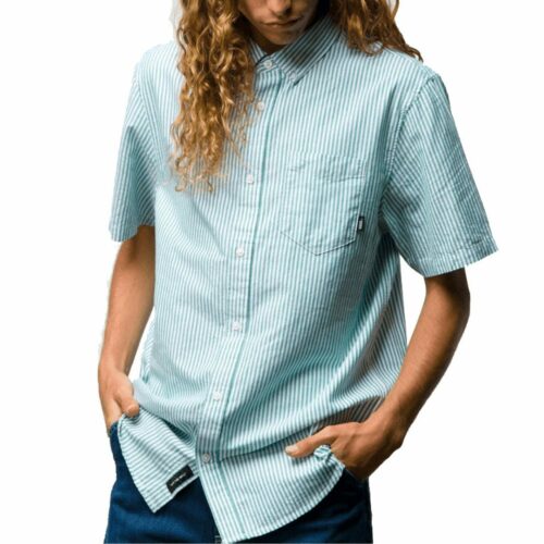 Vans Houser Short Sleeve Buttondown Shirt Quetzal Stripe