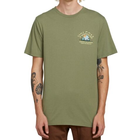 Volcom Natural Fun T-Shirt Dark Green