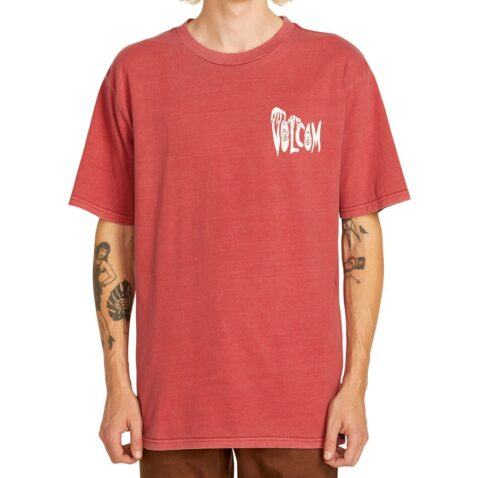 Volcom Panic T-Shirt Burgundy