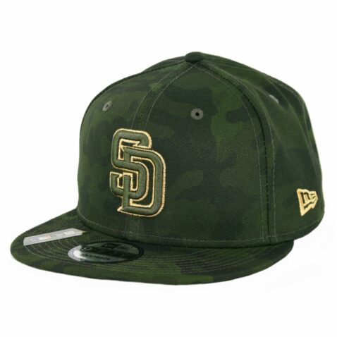 New Era 9Fifty San Diego Padres Armed Forces Day 2019 Snapback Hat Camo
