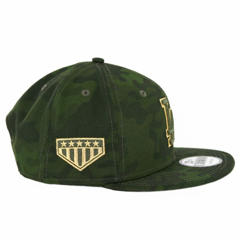 New Era 9Fifty Los Angeles Dodgers Armed Forces Day 2019 Snapback Hat Camo-Side New Era 9Fifty Los Angeles Dodgers Armed Forces Day 2019 Snapback Hat Camo-Side