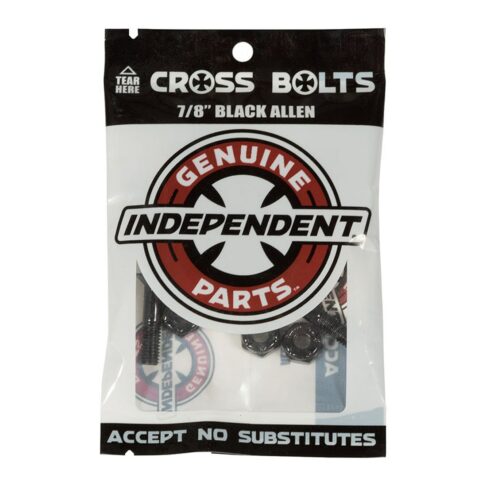 Independent Allen Hardware 7/8 Cross Bolts Black