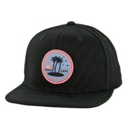 RVCA Tropics Snapback Hat Black