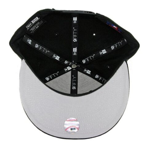 New Era 9Fifty New York Yankees Basic Snapback Hat Black White