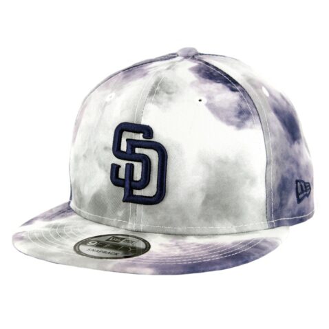 New Era 9Fifty San Diego Padres Color Disturb Snapback Hat Official Team Colors
