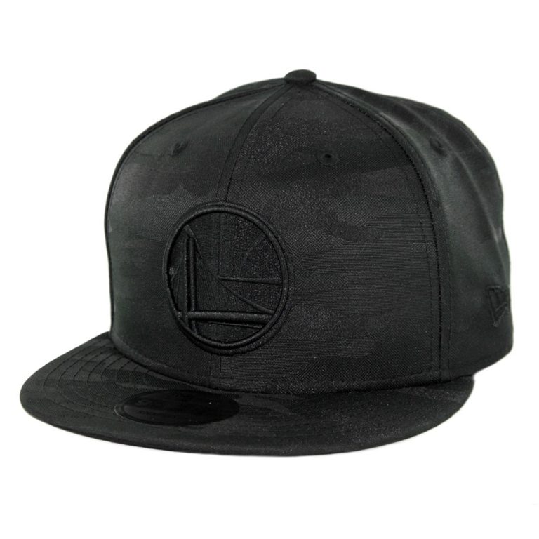 New Era 9Fifty Golden State Warriors Blackout Camo Play Snapback Hat Black New Era 9Fifty Golden State Warriors Blackout Camo Play Snapback Hat Black