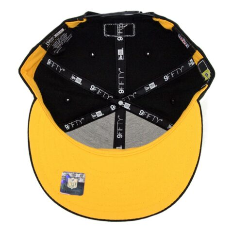 New Era 9Fifty Pittsburgh Steelers NFL 2019 Draft Snapback Hat Official Team Colors