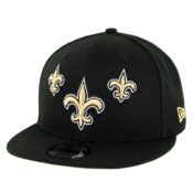 New Era 9Fifty New Orleans Saints NFL 2019 Draft Snapback Hat Official Team Colors