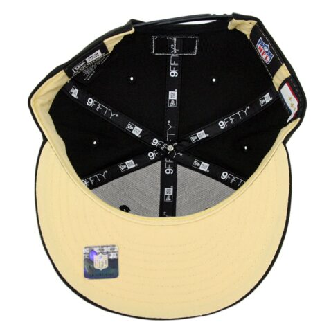 New Era 9Fifty New Orleans Saints NFL 2019 Draft Snapback Hat Official Team Colors