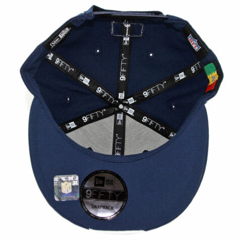 New Era 9Fifty Los Angeles Rams NFL 2019 Draft Snapback Hat Official Team Colors - Image 3
