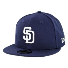 New Era 9Fifty San Diego Padres Home 50th Anniversary Snapback Hat Light Navy