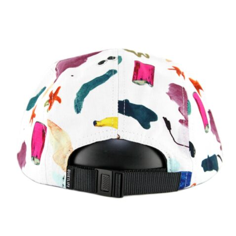The Quiet Life Hoeckel 5 Panel Clipback Hat White