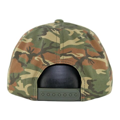Brixton Oath III Snapback Hat Camo Black