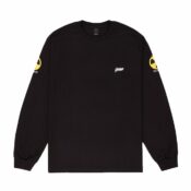 10 Deep Radiated Long Sleeve T-Shirt Black-Front