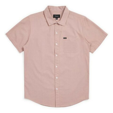 Brixton Charter Oxford Short Sleeve Woven Shirt Cameo