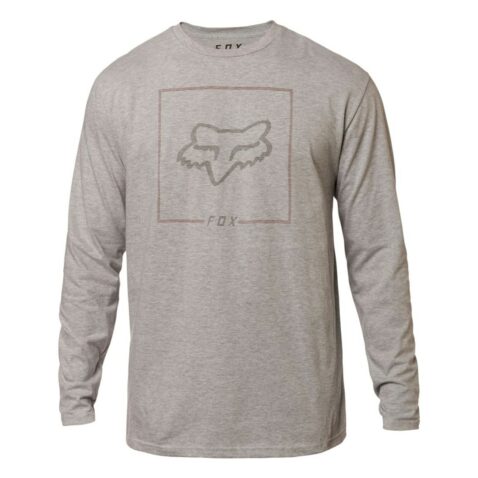 FOX Chapped Long Sleeve T-Shirt Light Heather Grey