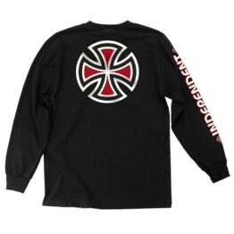 Independent Bar/Cross Long Sleeve T-Shirt Black