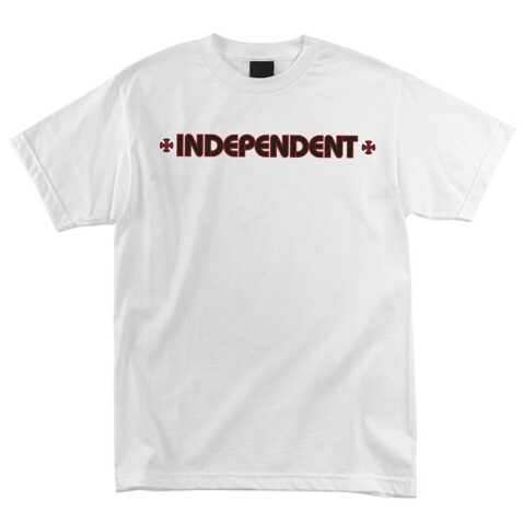 Independent Bar/Cross T-Shirt White