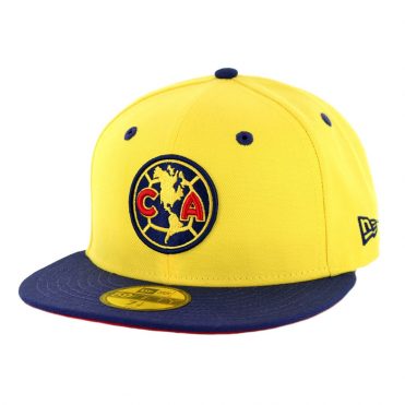 New Era 59Fifty Club America Official Fitted Hat Yellow Navy