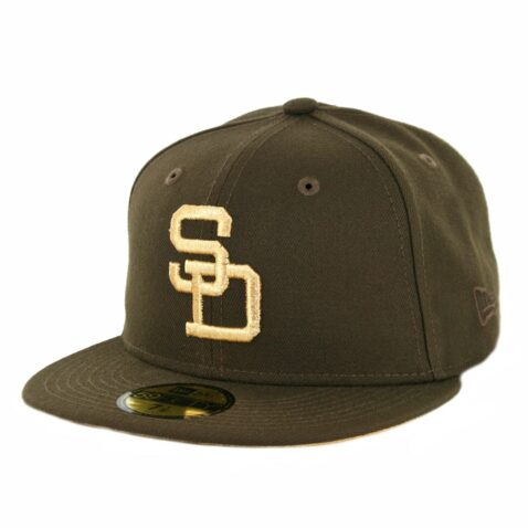 New Era 59Fifty San Diego Padres 50th Anniversary Fitted Hat Brown