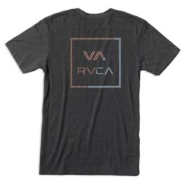 RVCA Segment T-Shirt Black Coral