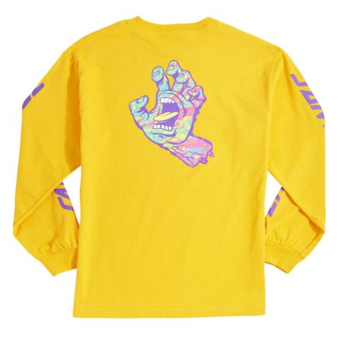 Santa Cruz Spill Hand Long Sleeve T-Shirt Gold