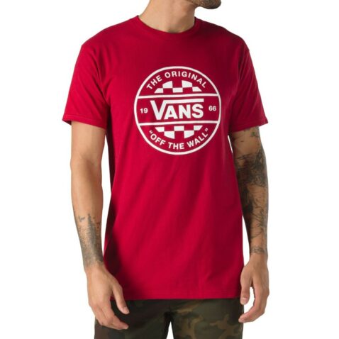 Vans Checker Co. II T-Shirt Cardinal